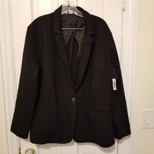Women’s Old Navy Knit Blazer XXL Black